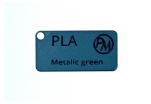 Sample PLA - metallic green (1,75 mm; 10 m)