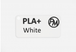 Sample PLA+ - white (1,75 mm; 10 m)